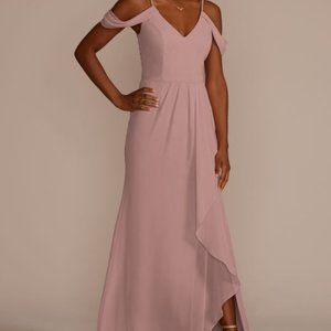 David's Bridal Bridesmaid Dress | STYLE# F20010 Quartz